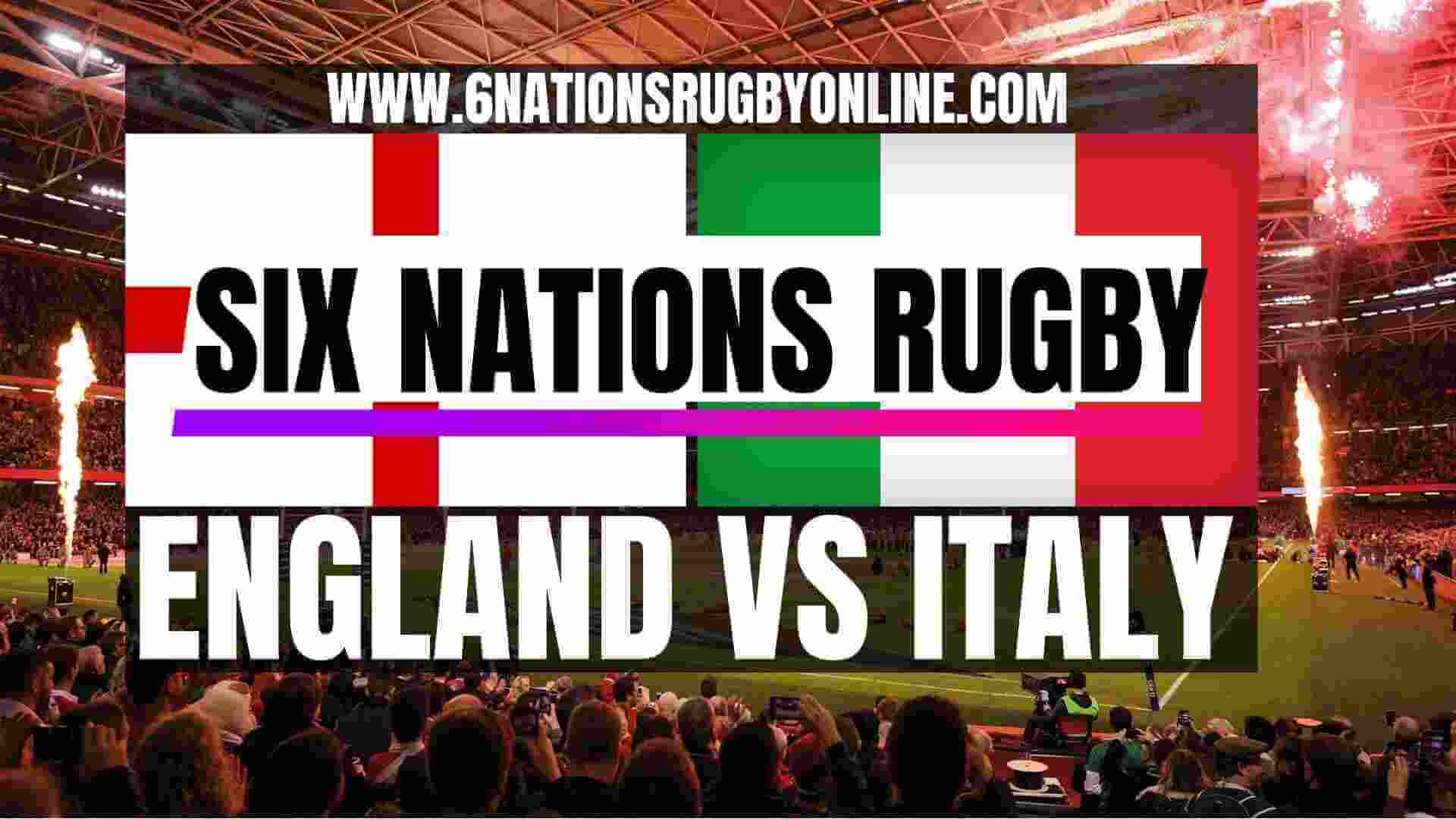 Italy vs England Rugby Live Stream 2024 | Round 1 & Full Match Replay